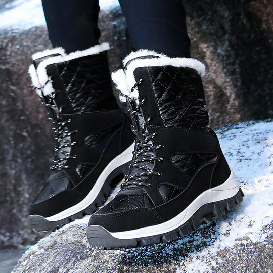 Damen Winterstiefel mit isolierender Fütterung und rutschfester Sohle EB 1759510592