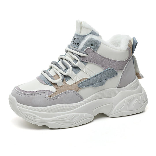 Damen Winter Sneakers mit kuscheligem Innenfutter und sportivem Design EB
