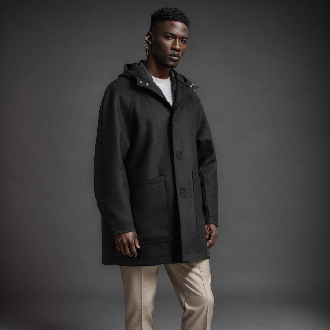 Herren praktische und elegante Softshell-Jacke mit Kapuze EB