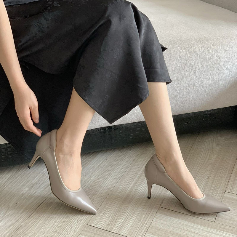 Damen Elegante Pumps mit spitz zulaufender Silhouette EB
