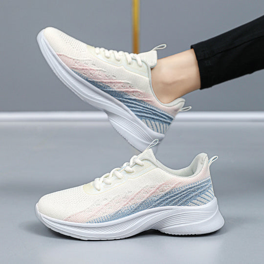Damen Modische Laufschuhe mit atmungsaktivem Obermaterial und flexibler Dämpfung EB