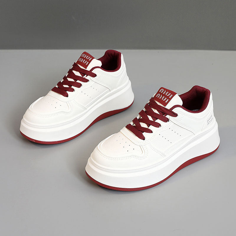 Damen Modische Chunky Sneakers mit dämpfender Laufsohle und atmungsaktivem Obermaterial EB
