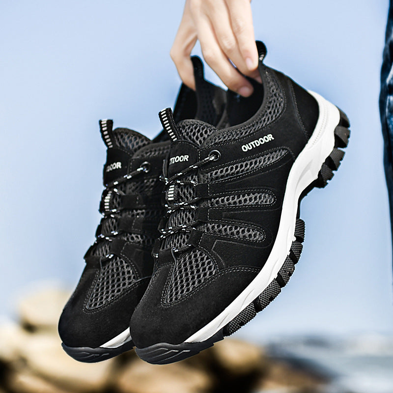 Damen Outdoor-Sneaker mit atmungsaktivem Mesh-Obermaterial und rutschfester Sohle EB