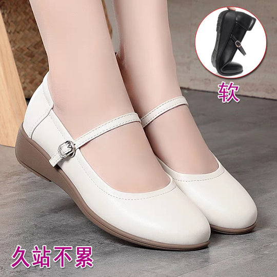 Damen Mary Jane Ballerinas mit komfortabler Sohle und elegantem Riemen EB