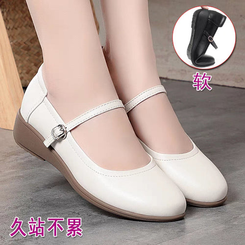 Damen Mary Jane Ballerinas mit komfortabler Sohle und elegantem Riemen EB
