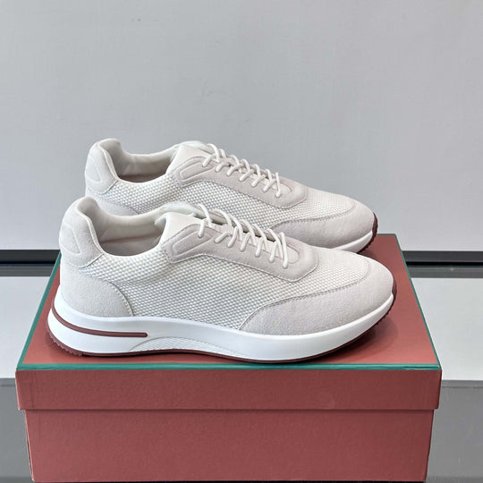 Damen komfortable Sneaker mit atmungsaktiver Struktur und modernem Design EB