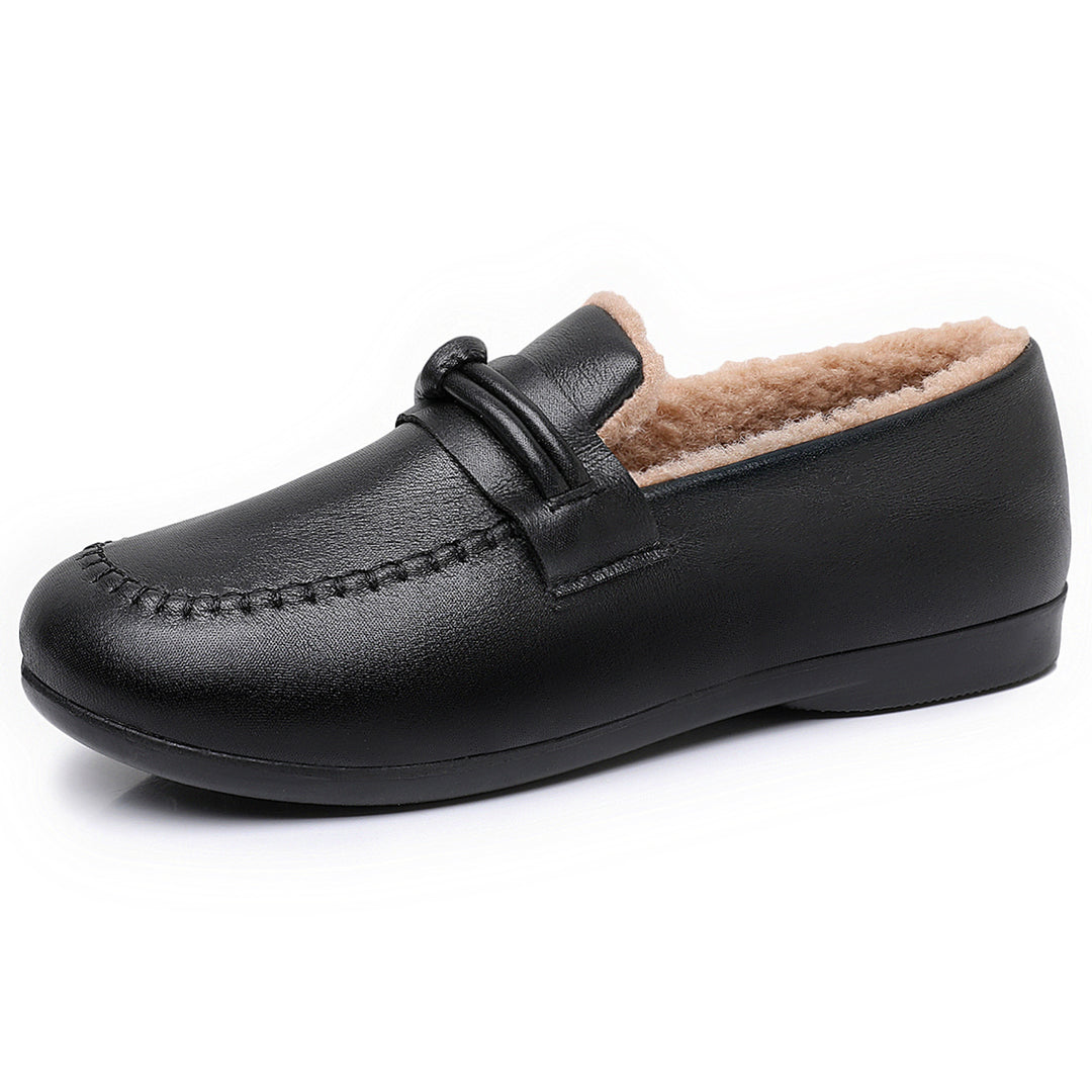 Damen Bequeme und warme Hausschuhe mit weichem Innenfutter EB