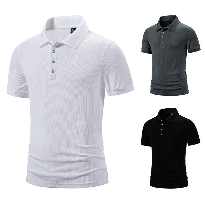 Herren hochwertiges Poloshirt mit moderner Struktur EB