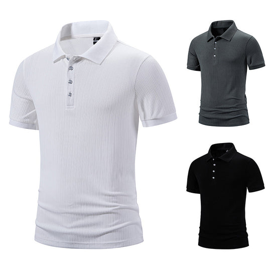 Herren hochwertiges Poloshirt mit moderner Struktur EB
