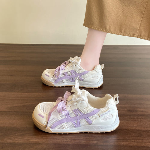 Damen Sportliche Sneaker im trendigen Netzdesign EB