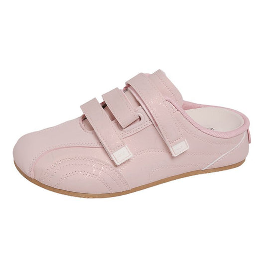 Damen modische Clogs mit verstellbarem Klettverschluss und ergonomischer Sohle EB