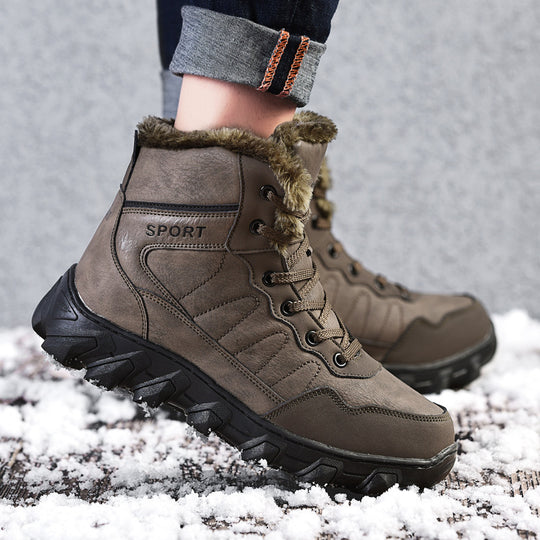Damen Sportliche Winterwanderstiefel mit isolierendem Futter und rutschfester Sohle EB