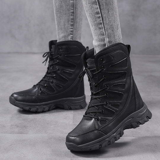 Damen High-Top Outdoor-Schuhe mit rutschfester Sohle und atmungsaktivem Obermaterial EB