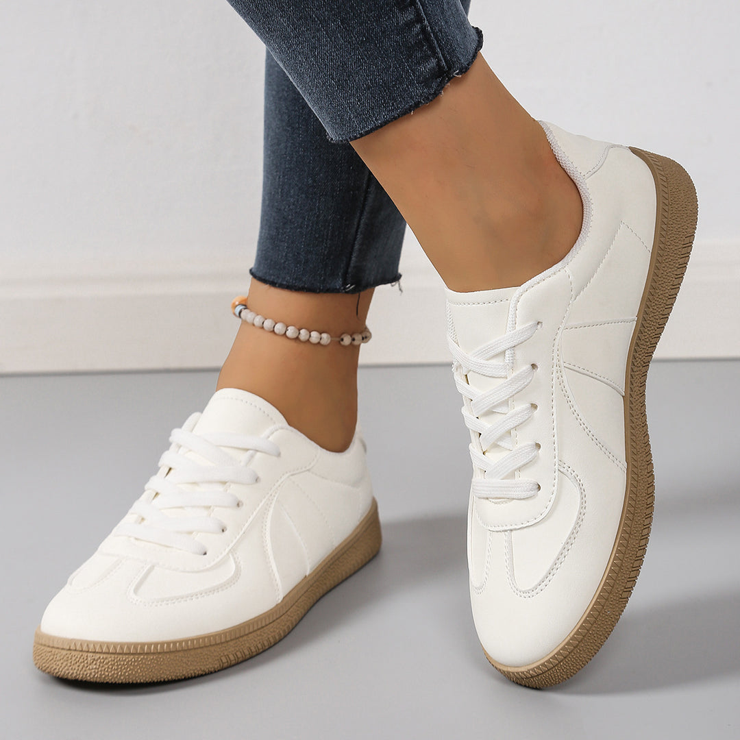 Damen Sneaker mit sportlichem Design und strapazierfähiger Gummisohle EB