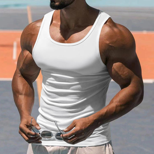 Herren Atmungsaktives Sport-Tanktop mit körperbetontem Schnitt EB