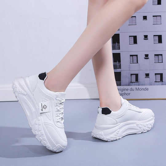 Damen Chunky Sneakers mit atmungsaktivem Obermaterial und dämpfender Laufsohle EB