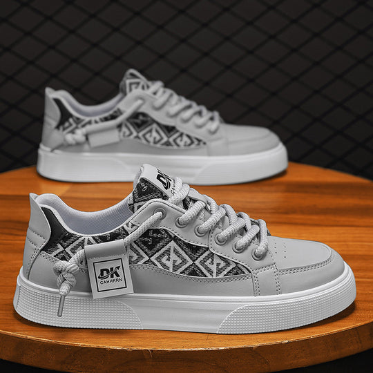 Damen modische Sneakers mit einzigartigen Stickereien und robustem Design EB