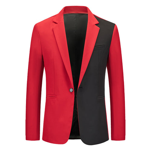 Herren kontrastierender Blazer mit modernem Schnitt EB