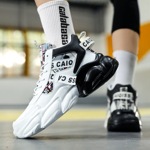 Damen Modische und sportliche High-Top Sneakers mit innovativem Design EB