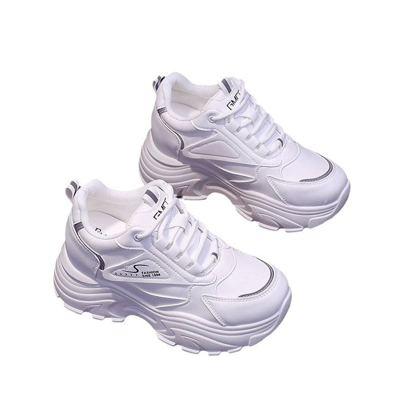 Damen Chunky Sneakers mit atmungsaktiver Mesh-Oberfläche und dämpfender Sohle EB
