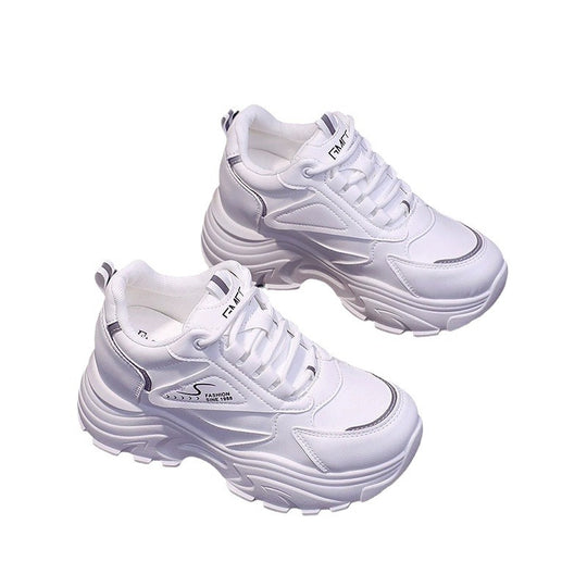 Damen Chunky Sneakers mit atmungsaktiver Mesh-Oberfläche und dämpfender Sohle EB