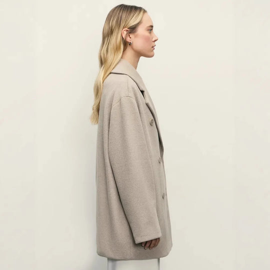 Damen Elegante Doppeltüra-Manteljacke EB