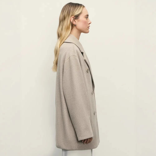 Damen Elegante Doppeltüra-Manteljacke EB