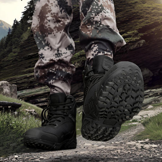 Herren hochwertige taktische Stiefel mit strapazierfähigem Obermaterial EB