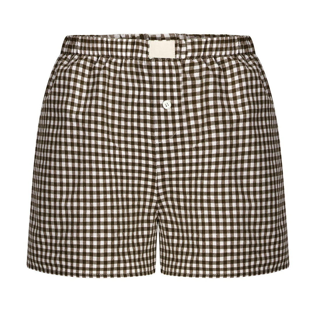 Damen lässige Karohose EB