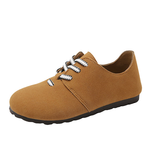 Damen bequeme Sneakers aus weichem Wildleder EB