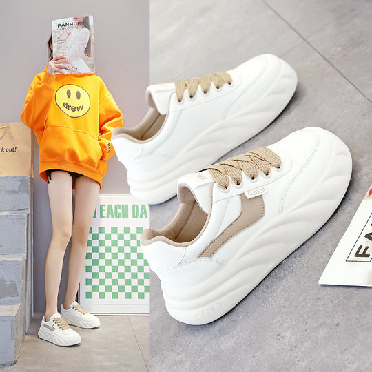 Damen Sneakers mit dämpfender Plattform und atmungsaktivem Obermaterial EB