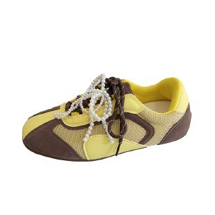 Damen Sportliche Freizeitschuhe mit atmungsaktivem Obermaterial und trendigem Schnürsystem EB