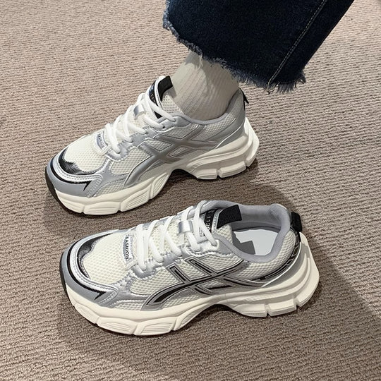 Damen Sportliche Lifestyle-Sneaker mit atmungsaktivem Obermaterial EB