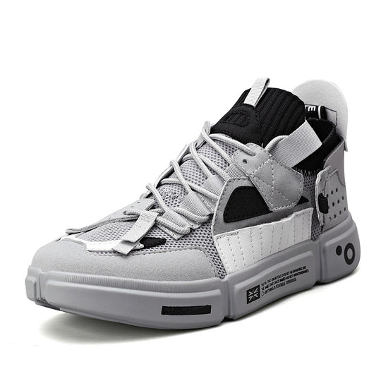 Damen Sportliche High-Top Sneakers mit strapazierfähigem Obermaterial und atmungsaktiver Struktur EB