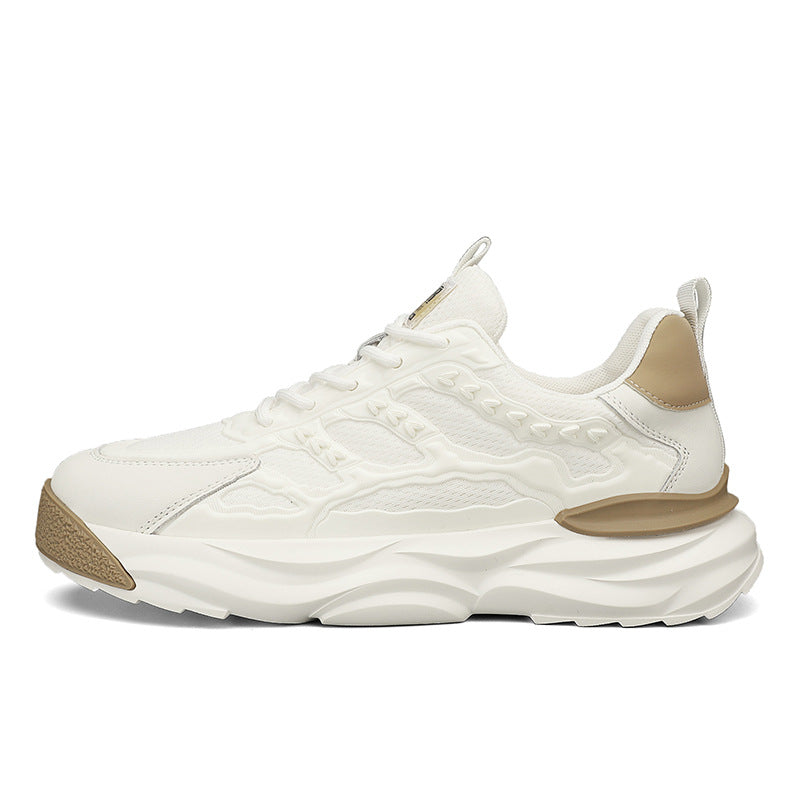 Damen Komfortable Sneakers mit flexibler Laufsohle und atmungsaktiver Oberflächenstruktur EB