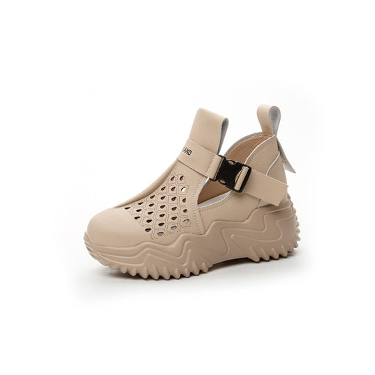 Damen Komfortable Sandalen mit luftigem Design und versenktem Riemen EB