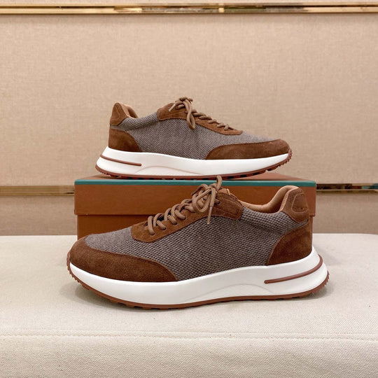 Damen Komfortable Sneaker mit atmungsaktivem Obermaterial und dämpfender Sohle EB