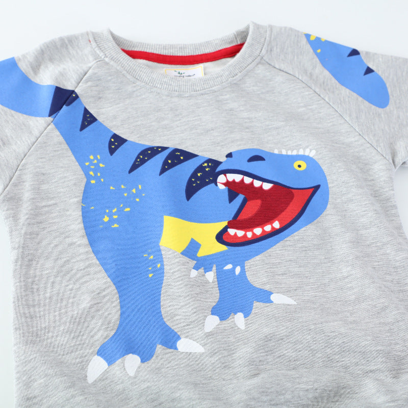 Jungen Sweatshirt mit lebhaftem Dinosaurier-Motiv EB