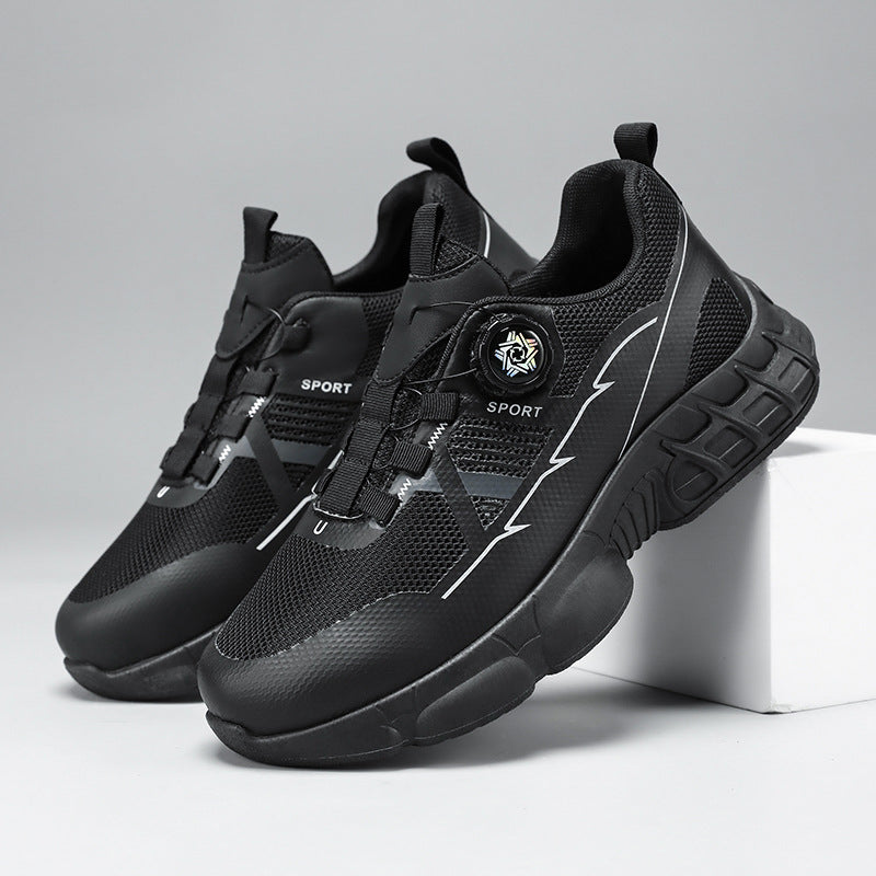 Herren Sportliche Laufschuhe mit innovativem Schnellschnürsystem und stoßdämpfender Sohle EB