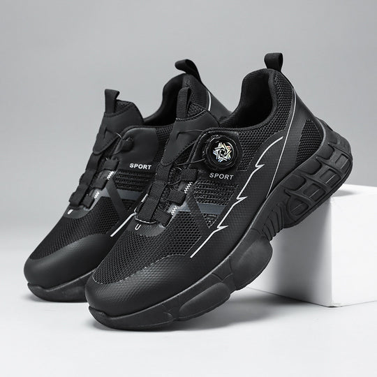 Herren Sportliche Laufschuhe mit innovativem Schnellschnürsystem und stoßdämpfender Sohle EB