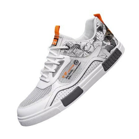 Damen Sportliche Sneakers mit grafischen Akzenten und atmungsaktivem Obermaterial EB