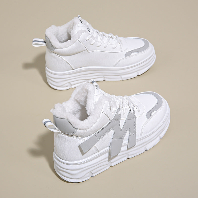 Damen Hohe Sneakers mit weichem Innenfutter und modischem Design EB