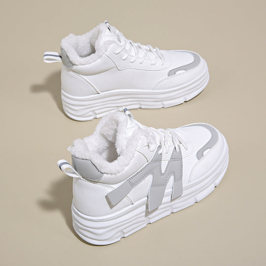 Damen Hohe Sneakers mit weichem Innenfutter und modischem Design EB