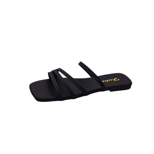 Damen elegante Riemensandalen mit komfortablem Fußbett EB