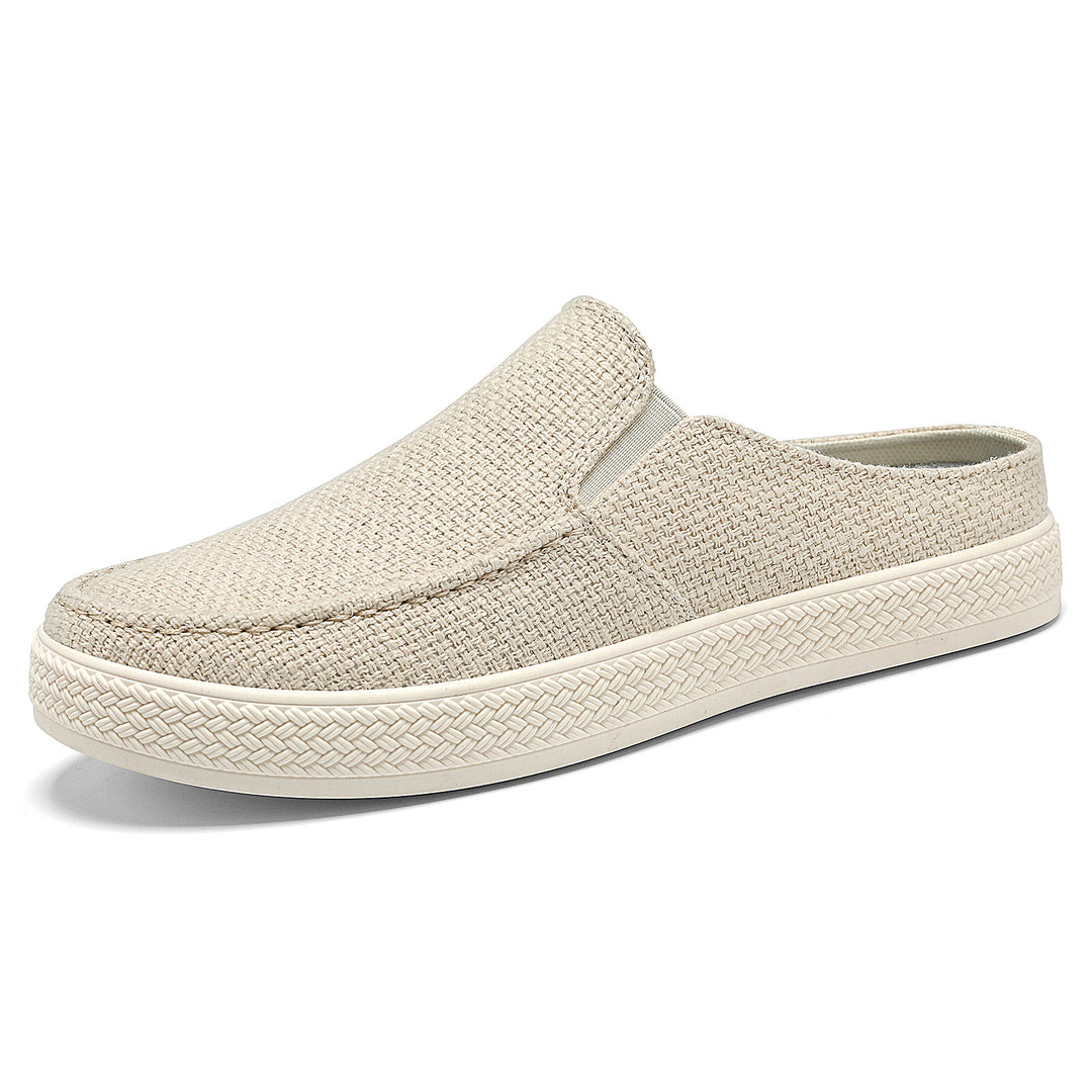 Damen Bequeme Slip-On Hausschuhe mit elastischem Einstiegsdesign EB