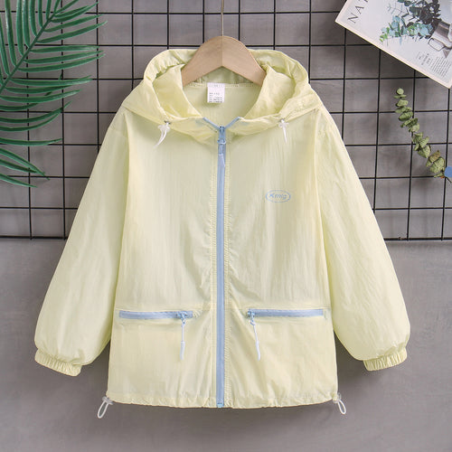 Damen nan ultraleichte Kapuzen-Windjacke mit Reißverschlusstaschen R&B