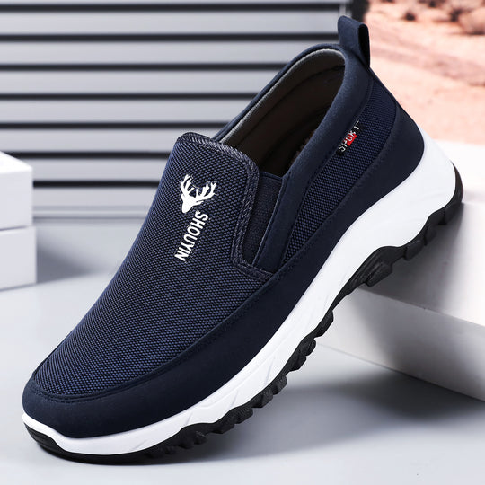 Damen Komfortable und atmungsaktive Slip-On Sneakers mit rutschfester Sohle EB
