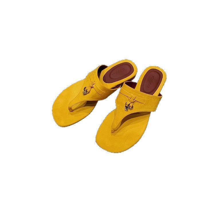 Damen elegante Zehentrenner-Sandalen mit modischem Riemendesign und bequemer Fußbettstruktur EB
