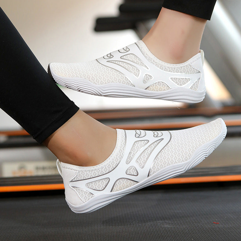 Damen Atmungsaktive Fitness-Schuhe mit rutschfester Sohle EB