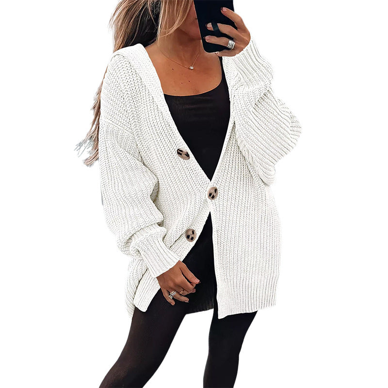 Damen Übergroßer Strickcardigan EB